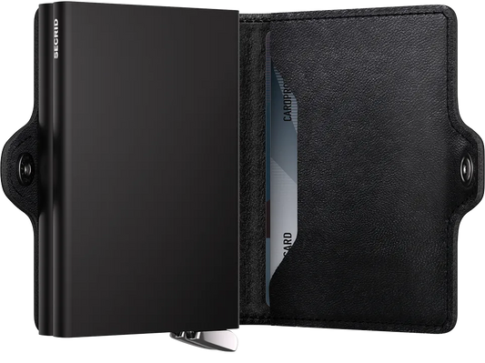 Premium Twinwallet Emboss Lines Black +